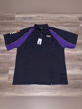 Stan Herman FedEx Express Short Sleeve Polo Shirt Uniform Mens Size 2XL XXL NEW